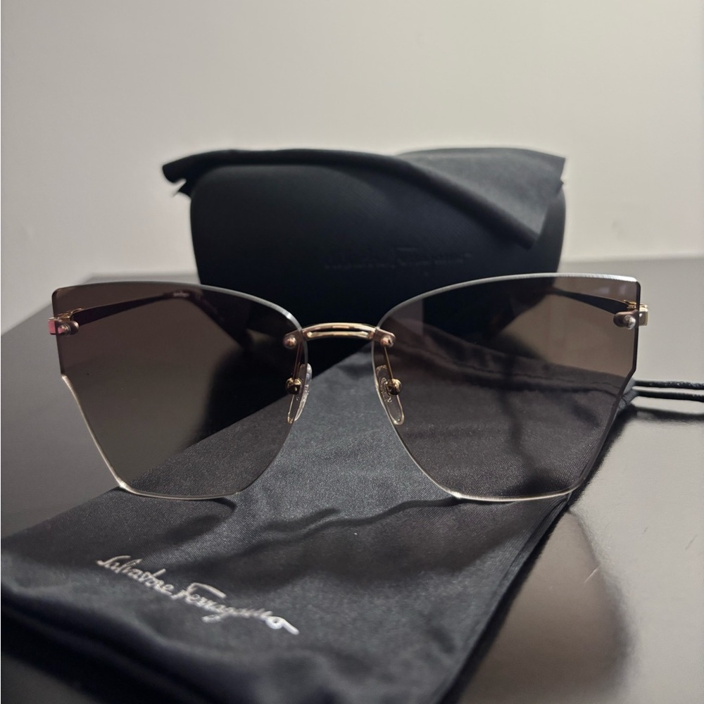 FERRAGAMO Vara 59mm Rectangular Sunglasses